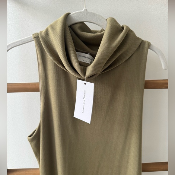 Lovers and Friends Fawn Mini Dress in Sage Green - Picture 3 of 3
